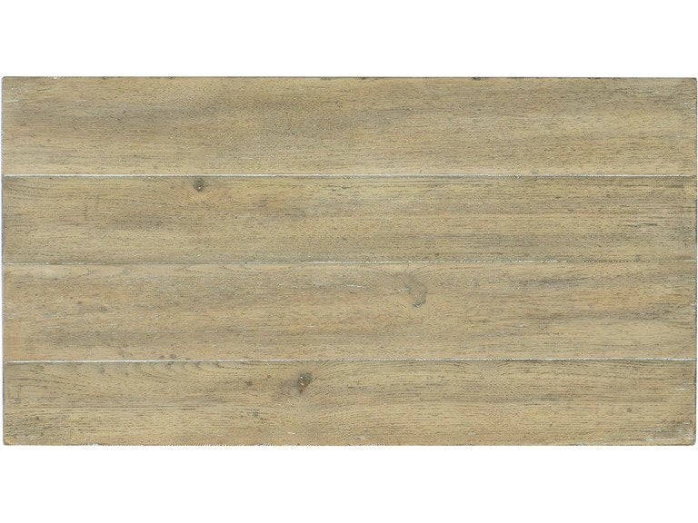 Surfrider Three Drawer Nightstand in light wood finish from Hooker top surface