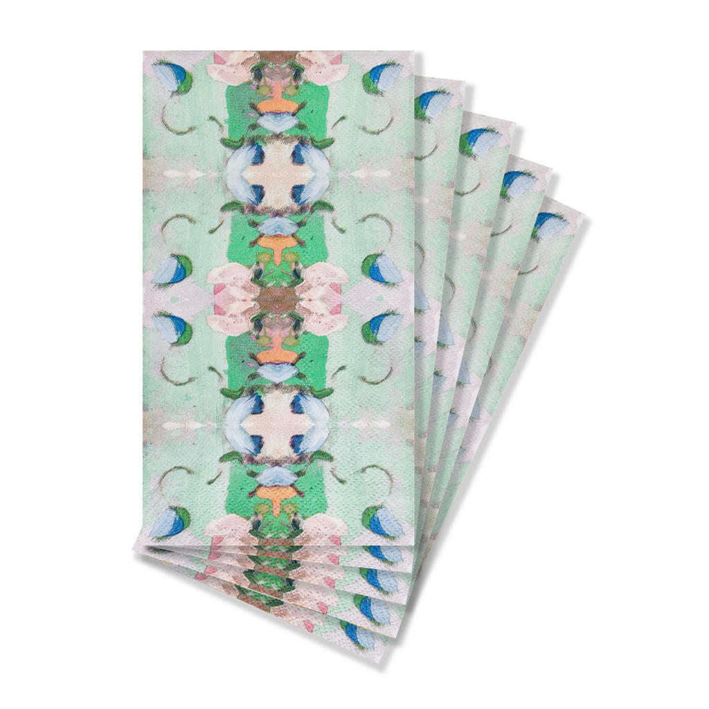 Monet's Garden Green Guest Towels add style and color to your guest bath