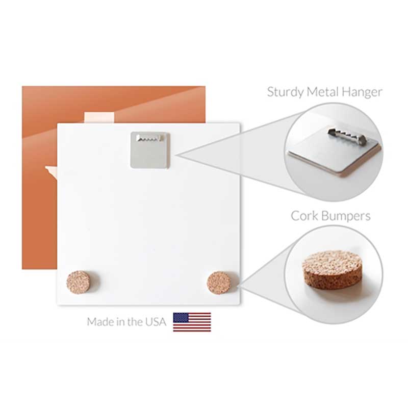 Texas The Perfect State Glass Plaque mounting display