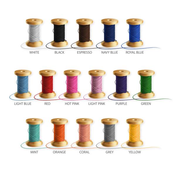 Collection of thread colors for personalizing the Sports Cooler 2-in-1 Chair