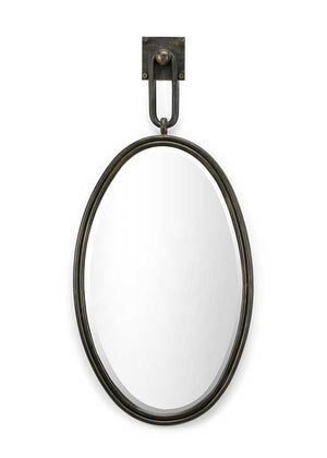 Tobago Mirror in bronze beveled iron frame from Wildwood