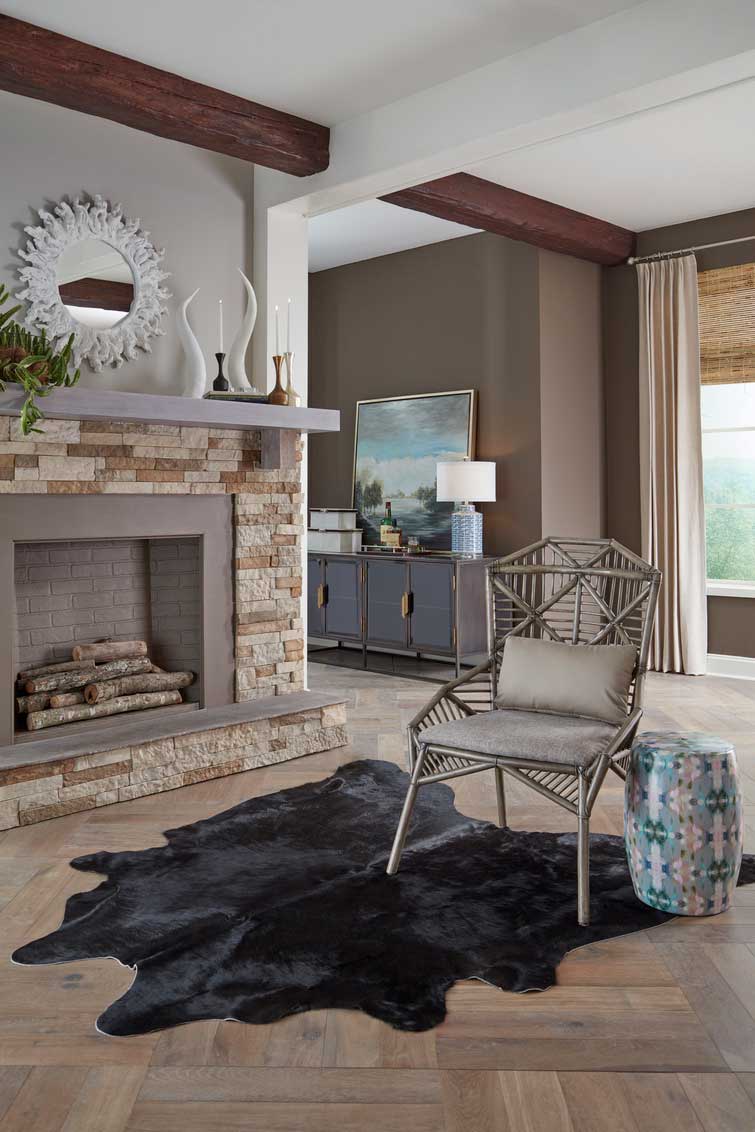 Laura Park Designs Indigo Girl Garden Seat in Green WIldwood Lifestyle Image