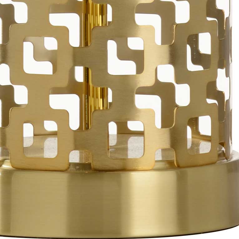 Deena Lamp Geometric Pattern Table Lamp Wildwood