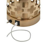 Deena Lamp Geometric Pattern Table Lamp Built-In USB Port Wildwood
