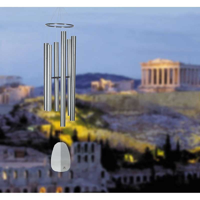 Windsinger Chimes of King David - Silver in lifetyle setting