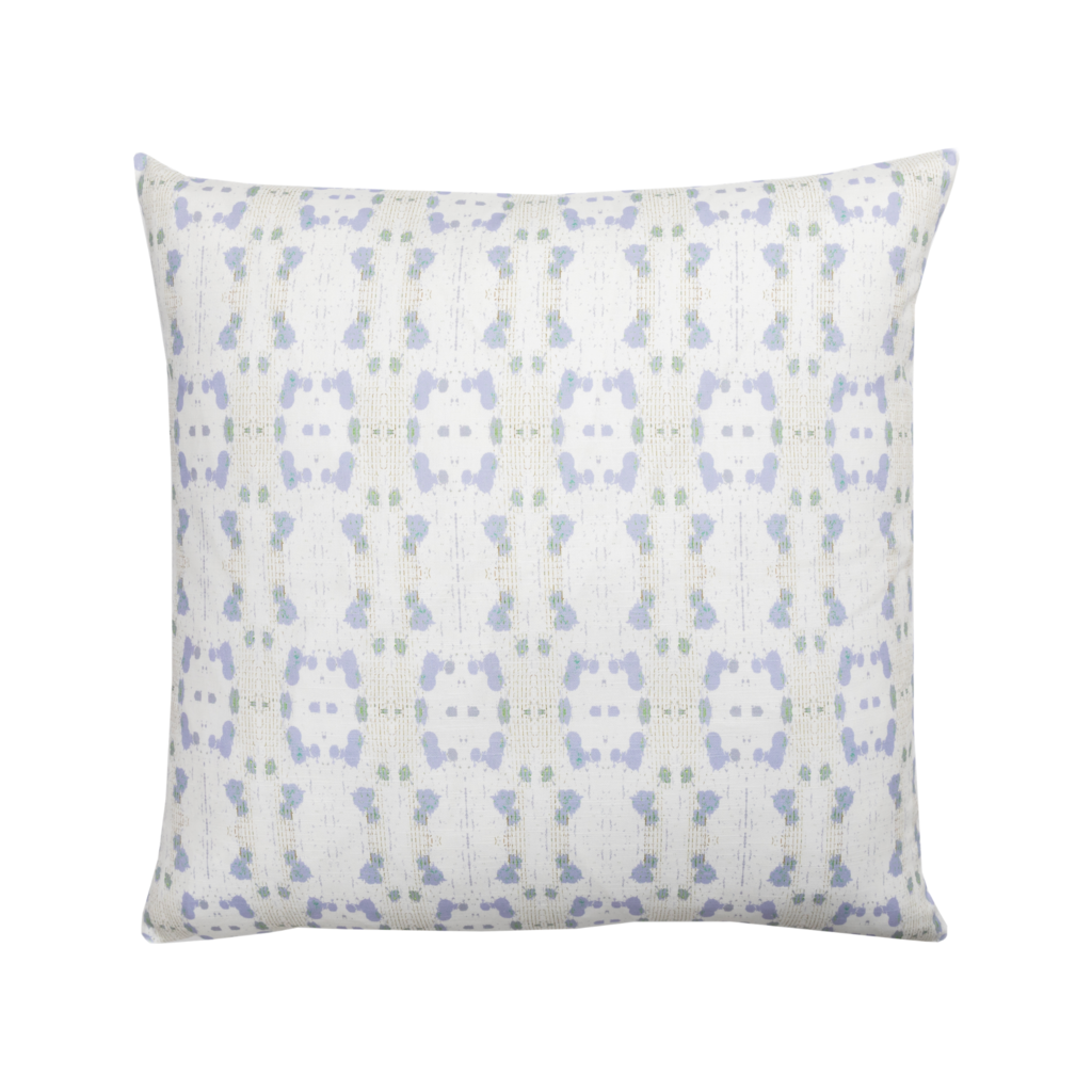 Cheetah Lavender Linen Pillow 26" square