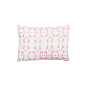 Cheetah Pink Linen Pillow 14" x 20" lumbar