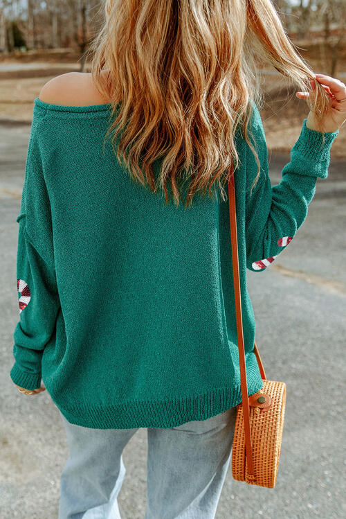 Sequin Candy Long Sleeve Sweater