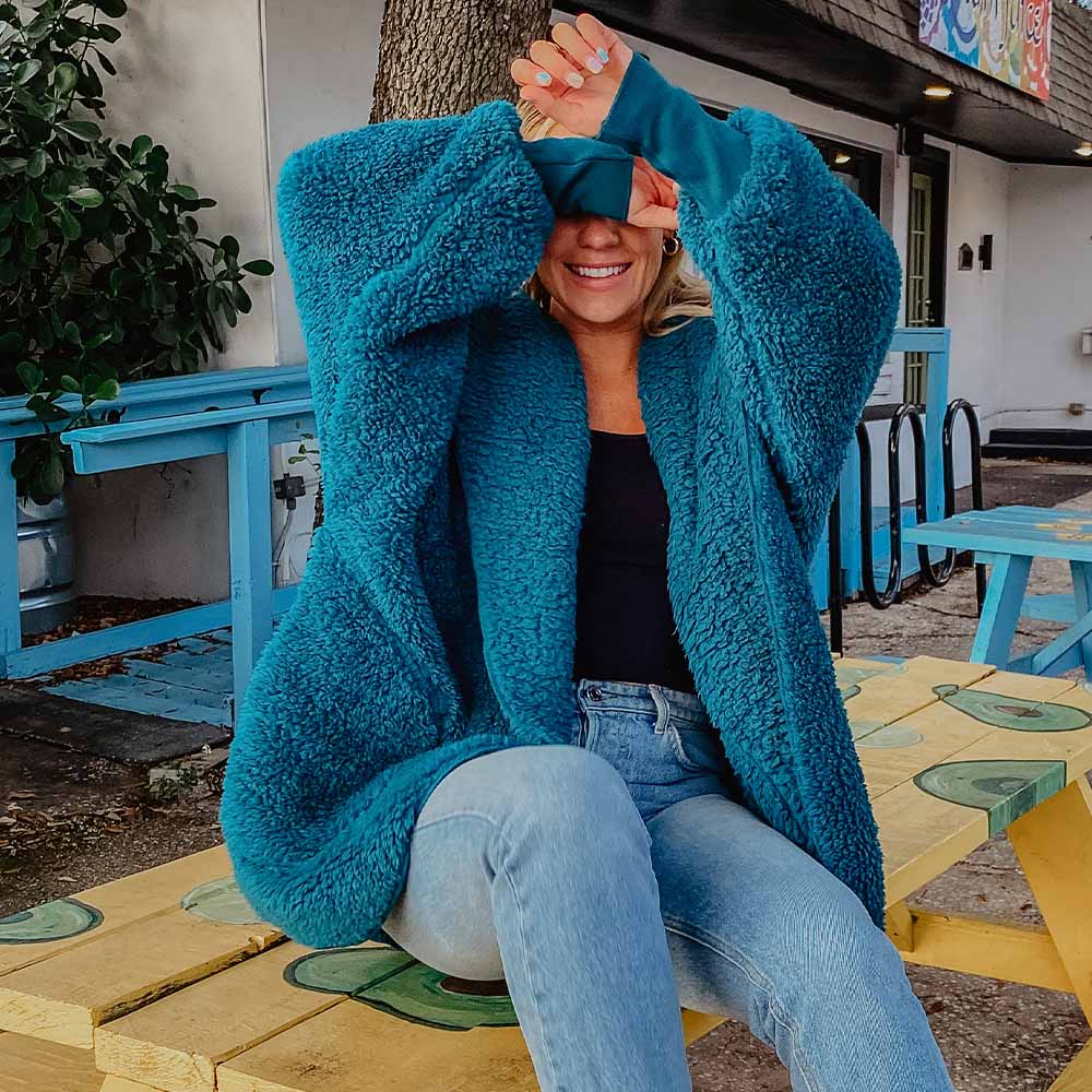 Colorful Lightweight Body Wrap with Hoodie