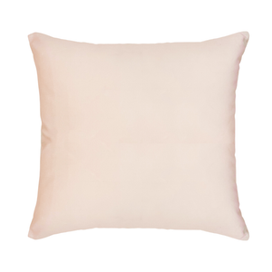 Signature PInk outdoor pillow has the look and feel of an indoor decorative pillow