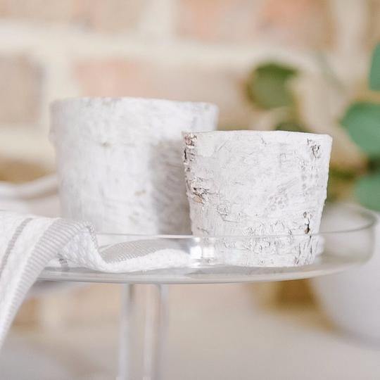 Birch Wood Large Candle has a mountain retreat look and feel