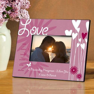 Personalized Valentine's Photo Frame - heart throb