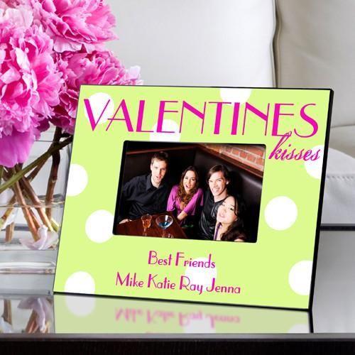 Personalized Valentine's Photo Frame - polka dot passion
