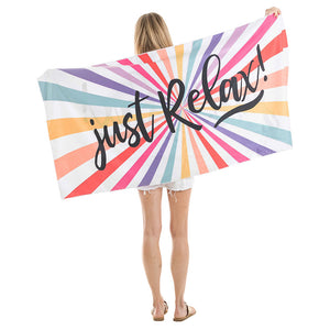 Just Relax Quick Dry Beach Towel super absorbent microfiber