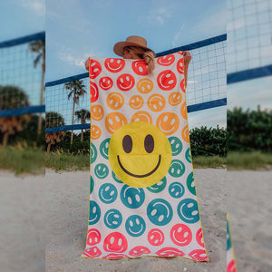 Happy Face Quick Dry Towel