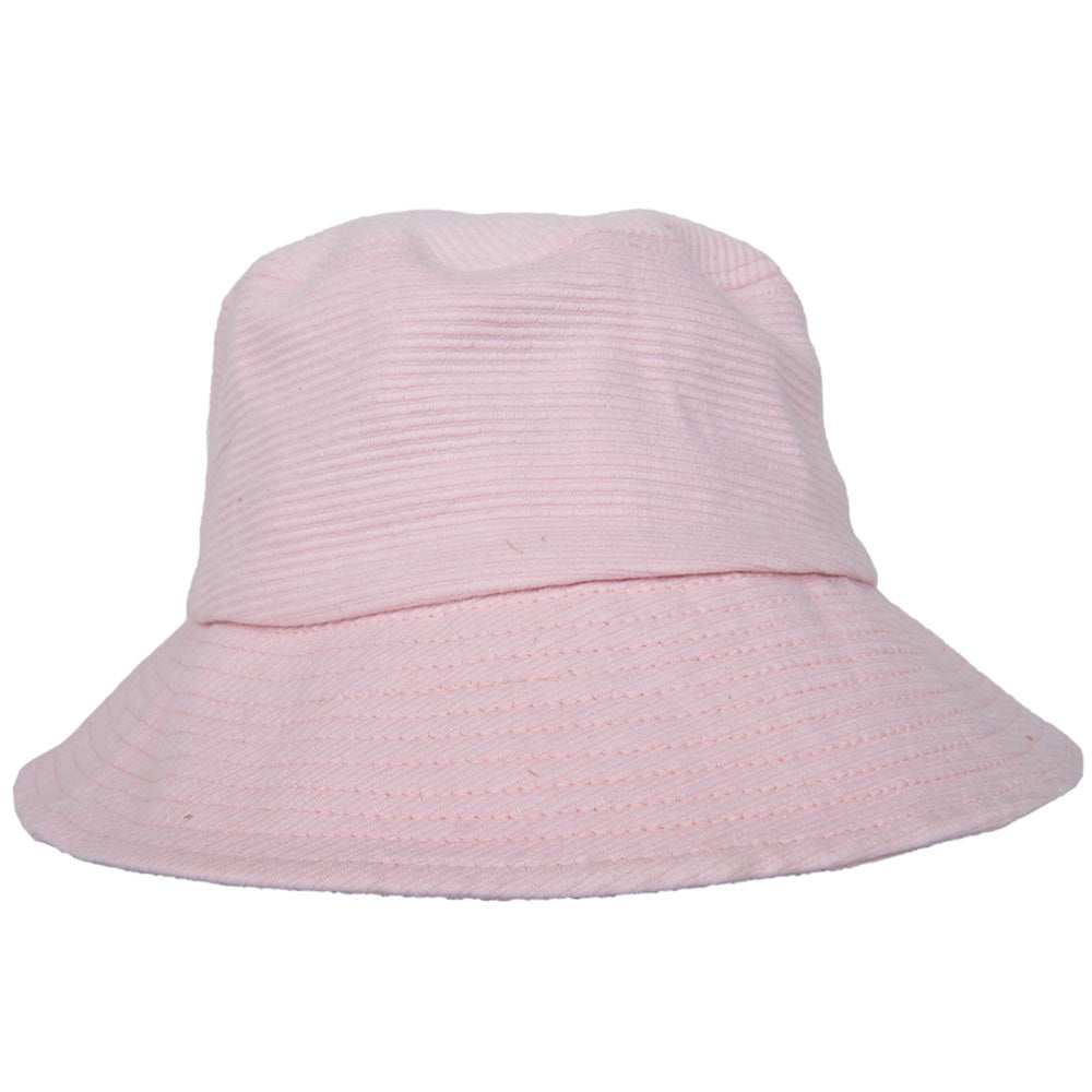 Light Pink Corded Bucket Hat