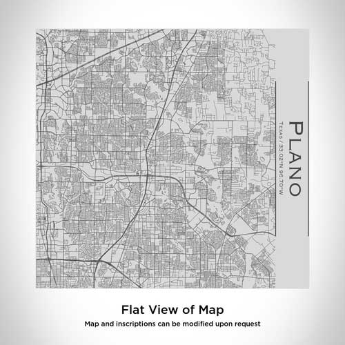Engraved Map Tumbler - Plano