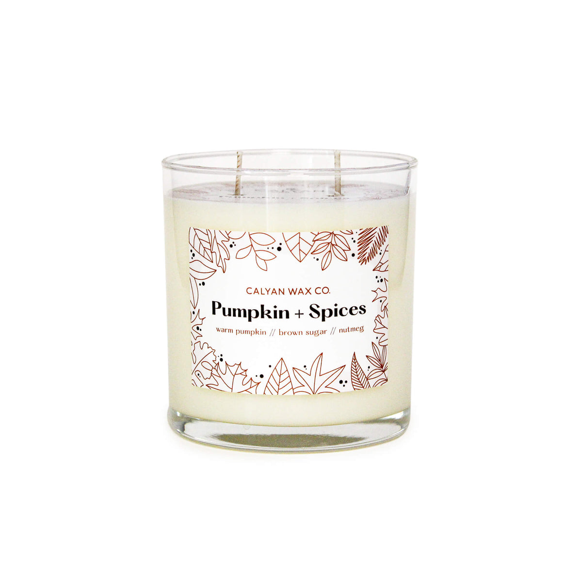 Pumpkin + Spices Soy Candle from Calyan Wax Co.