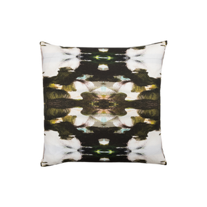Zanzibar Linen Cotton Pillow from Laura Park Designs in contrasting colors, 22" square